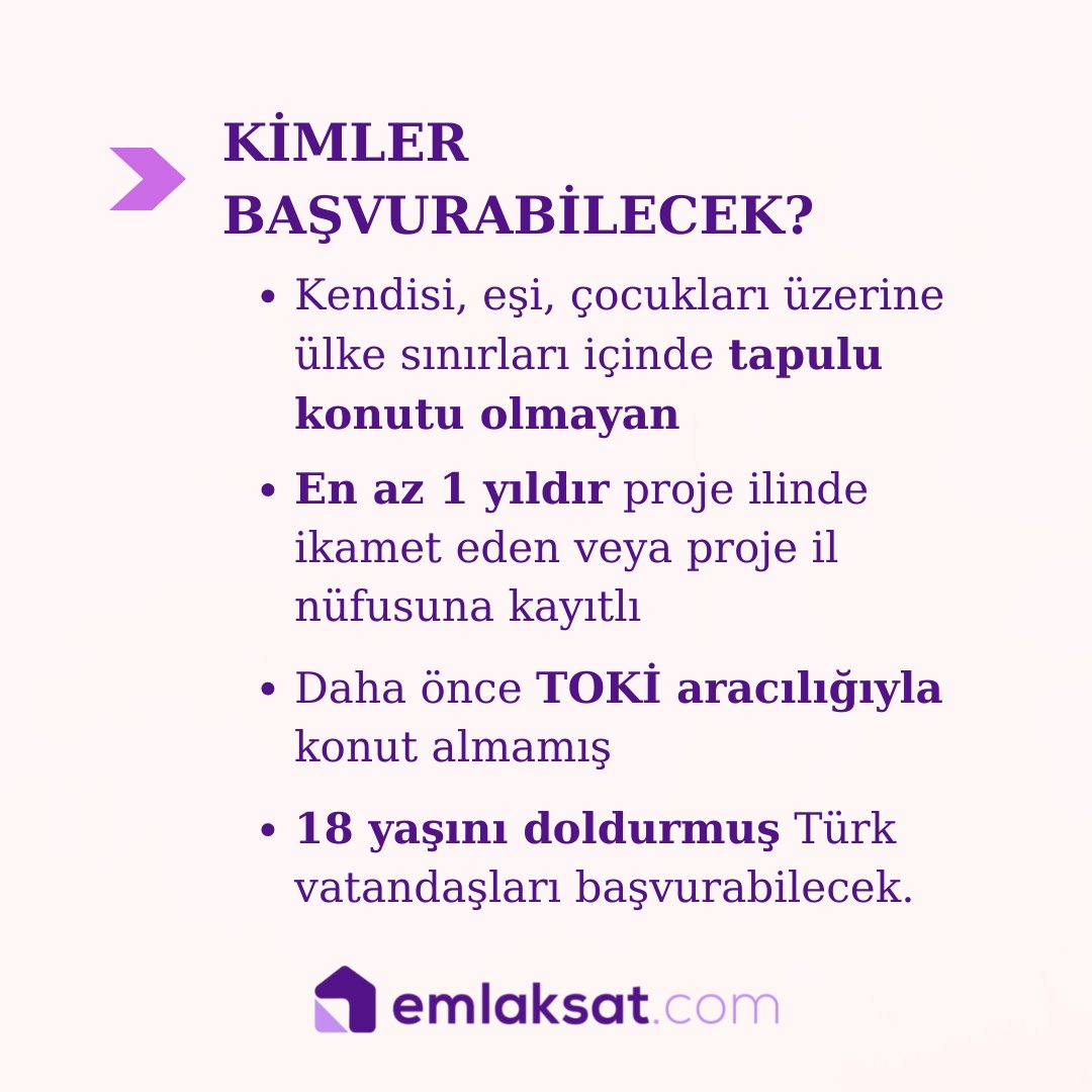 emlaksatcom's tweet photo. 🏠 Başvuruları bugün başlayan sosyal konut projesinin detayları ve başvuru şartları belli oldu.
#SosyalKonutProjesi #TOKİ #Emlaksat #Emlaksatcom #Emlak #Gayrimenkul #GayrimenkulSektörü #GayrimenkulTeknolojileri #Teknoloji #Proptech #ProptechTurkey #RealEstate #İstanbulRealEstate https://t.co/saP9ASQM39