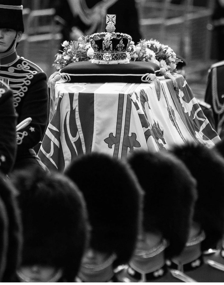 This photo from today (Sept 14) Queen Elizabeth II making her way to Windsor Hall. Watching the silence of the crowd as she passes by. To so many people she is their culture, their beliefs and their identity.
