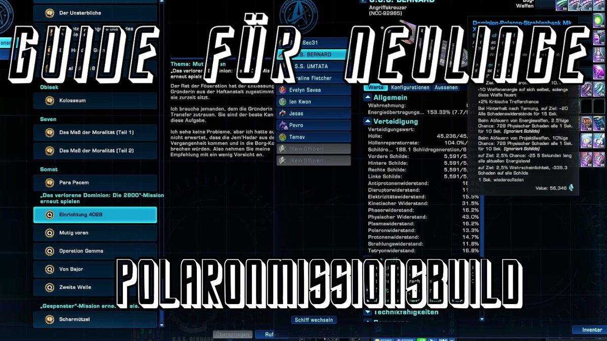SladeTweet's tweet photo. Heute zeige ich euch ein Polaronmissionsbuild auf einer Sovereign Klasse für Einsteiger.
Dies ist keine 100% Komplettlösung!
https://t.co/FycQ3ywQPk
#GermanMediaRT #germanletsplays #GambitNetzwerk @Contentforge_ @lp_retweets @YTVoegelchen
#masseffect #MassEffectLegendaryEdition https://t.co/8hTqtpFmIb