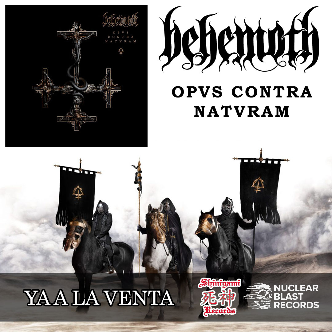 shinigamirec's tweet photo. Já disponível/Ya a la venta #OpvsContraNatvram de #Behemoth 
#Slipcase (#CapaPreta/#PortadaNegra)
LINK NA BIO/ENLACE EN LA BIO

#ShinigamiRecords #NuclearBlastRecords
@behemothband 
@nuclearblast https://t.co/ZFiLGInGJ7