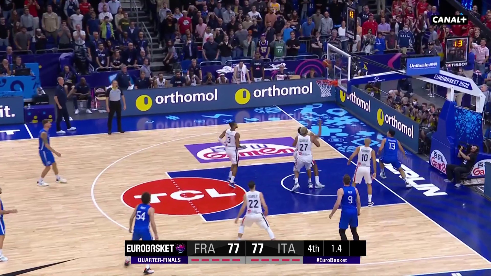 CANAL+ Basket on Twitter "Balle de match ratée par L'Italie🤩 "Vive les miracles" FRAITA