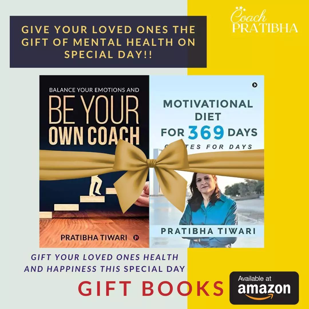 Let's gift them happiness by gifting mentalhealth, #emotional wellbeing &amp; motivation on their special day to make their each day happiest!

Motivational Diet for 369 Days: Quotes for Days amzn.eu/d/17JUdWD

Balance Your Emotions and Be Your Own Coach amzn.eu/d/gQPxAXC
