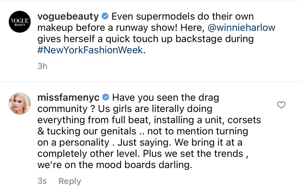 MissFameNYC's tweet photo. Sees a model apply a brow pencil @voguemagazine .. meanwhile the dolls are dolling & doing it for themselves #SetsTrends #QueenShit #MissFashion #MoodBoard https://t.co/Q8Z84gS9Oa