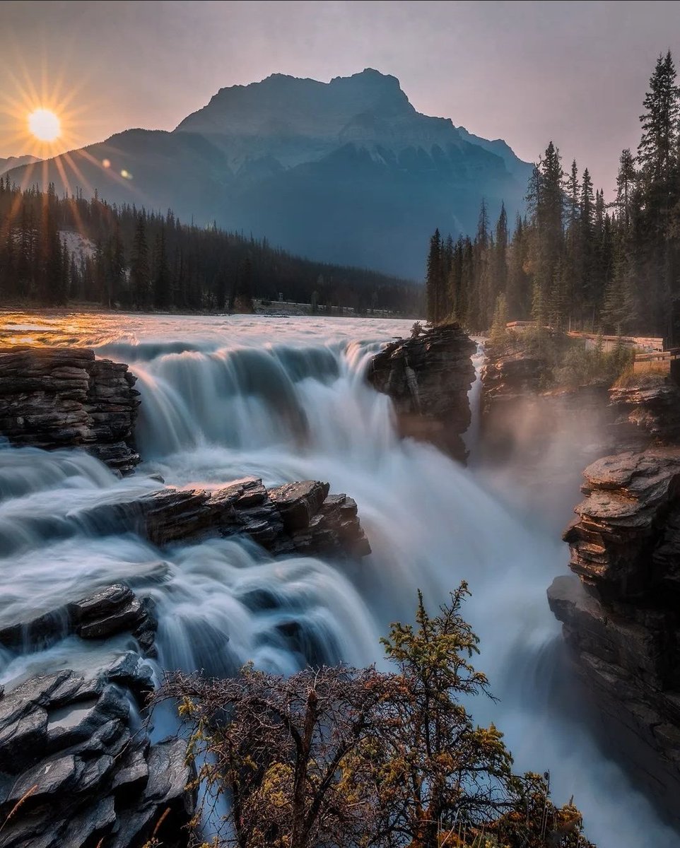 danschyk's tweet photo. Athabasca Falls, Jasper NP https://t.co/VFNTZOSX04
