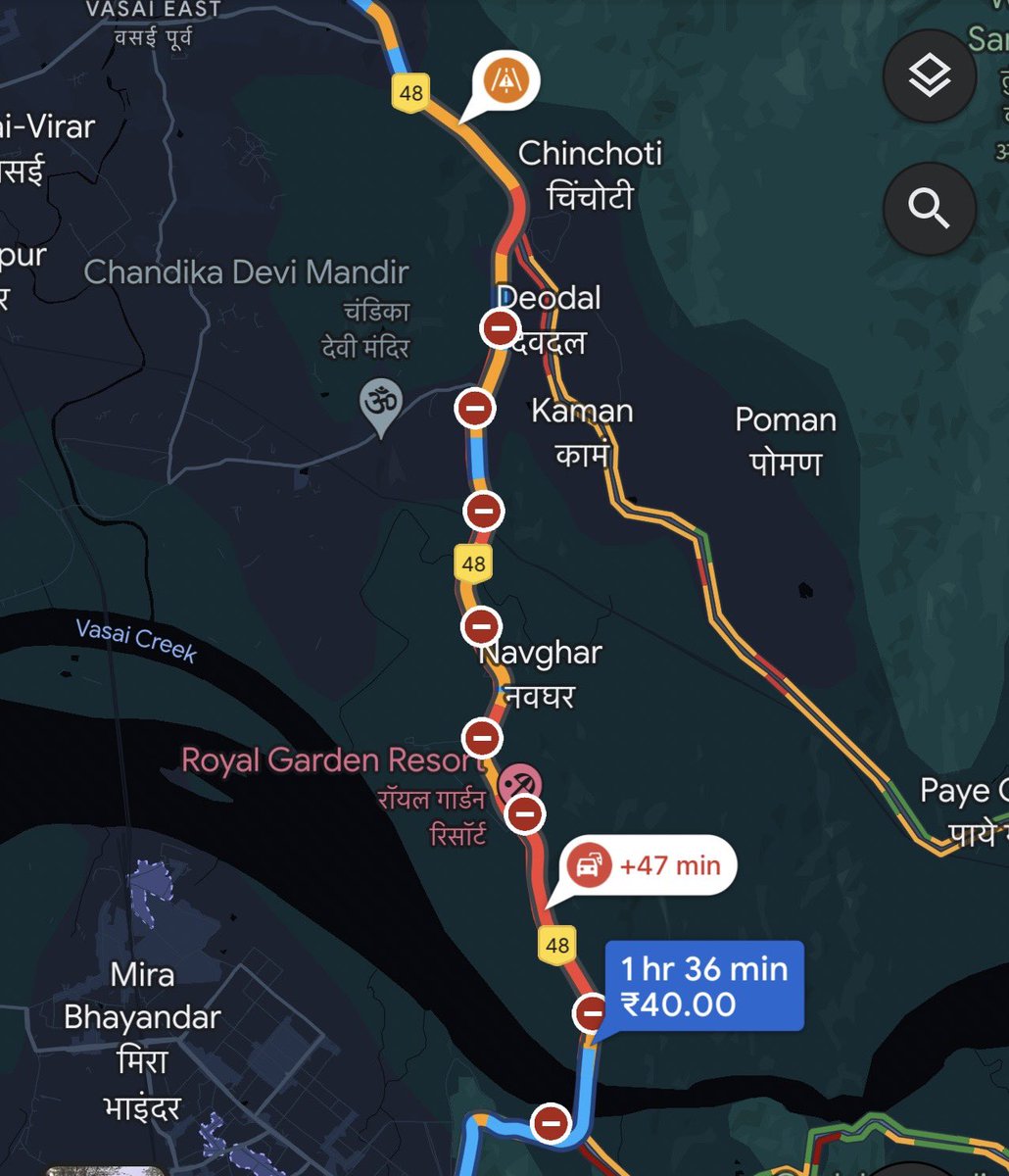gauravsoni91's tweet photo. @tweetsvishal @nitin_gadkari @PMOIndia @CMOMaharashtra Everyday Issue This Has Become At Times It Is Seen That Ambulance are also Stuck in this Everyday Long Jam of about 5-6kms…in case of Some VIP Movement All Normal Public Will suffer and VIP will Move On Swiftly that day all Heavy Trucks and Lorrys Will be Diverted https://t.co/1a6C6PW9Vn