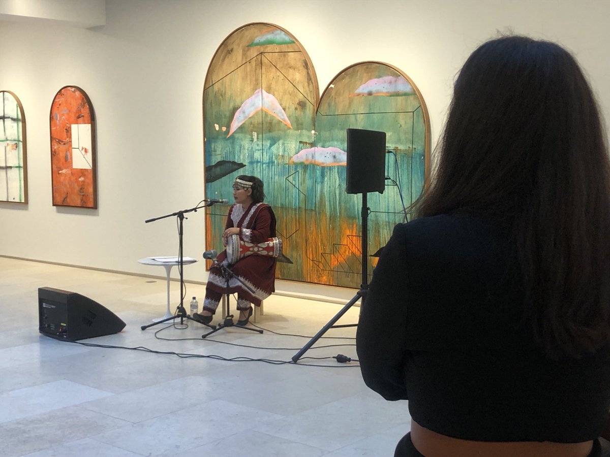 Recital@Nasima Omid artiste afghane@galerie Obadia@latitudescontemporaines