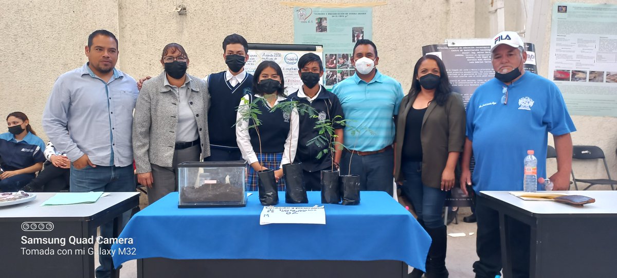 cbta52's tweet photo. El #CBTA52 de Matehuala, asistirá a la Expo-Ciencias 2022 de la #UASLP, con los proyectos: “Cuidado y preservación de tierra arable en el CBTA 52” y “Conservación y rescate genético de la raza de cerdo mexicana Cuino en el altiplano potosino”, derivado de calificar en etapa local https://t.co/42aPKs5Lno