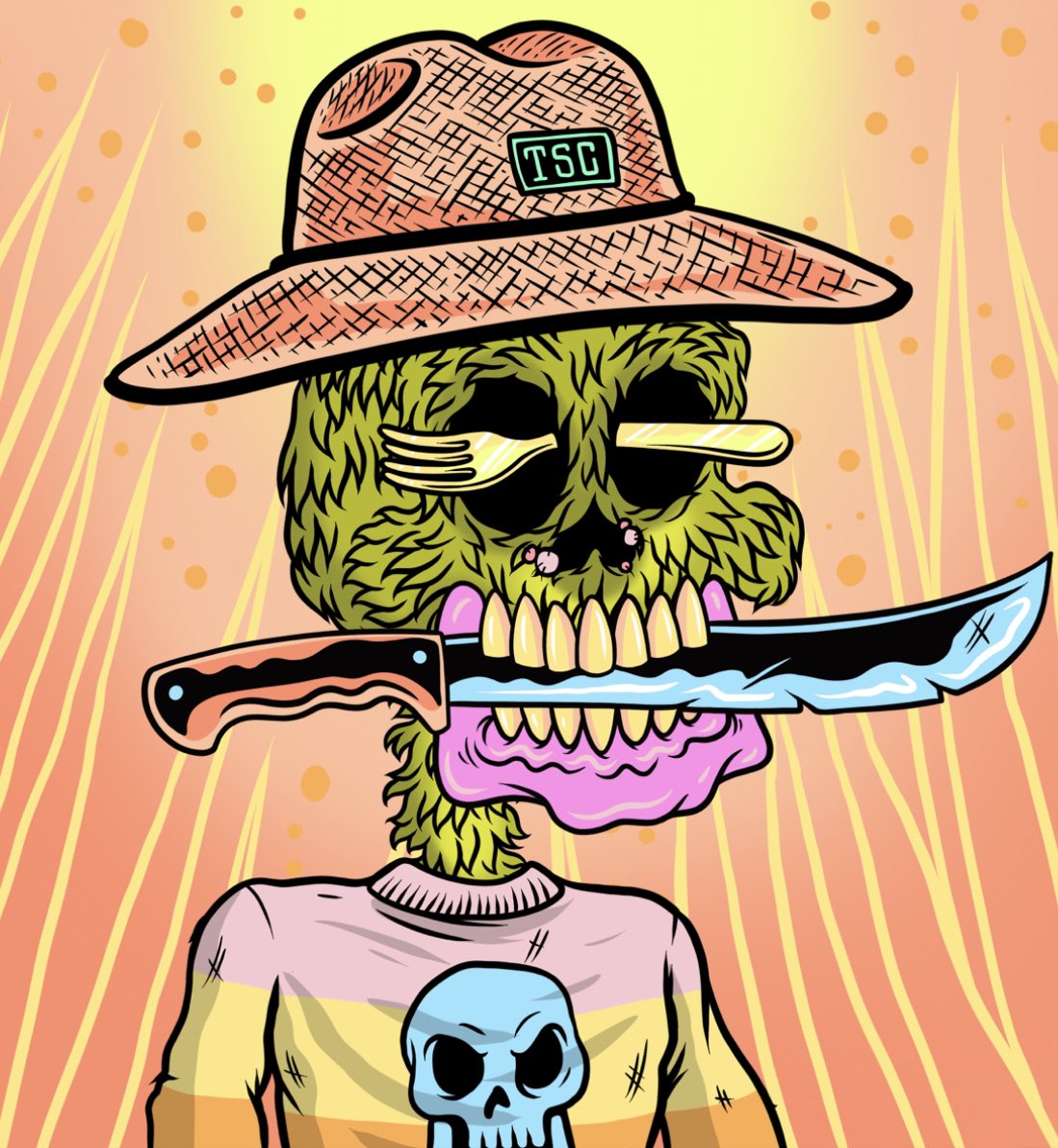 Rileydoes_eth's tweet photo. @ShillersDAO How about I show you some GREAT toxic and pre-toxic nfts from @ToxicSkullsClub #ToxicSkullsClub #PreToxic #tscswag https://t.co/SCt2MVqKJg