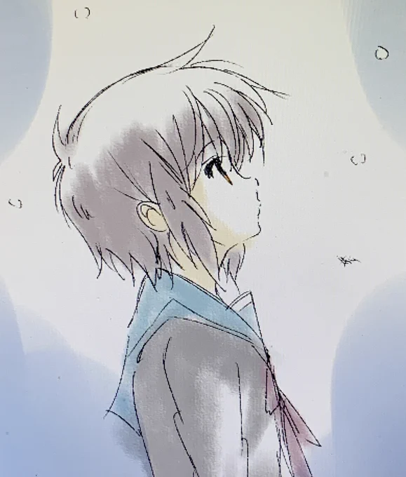 にゃがとの横顔とか( i _ i ) 
