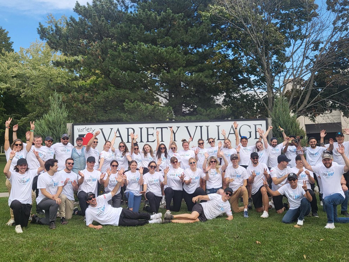 VolunteerCanada's tweet photo. #TeamWass assisting with facility updates at Variety Village. @Variety_Ontario programming empowers children with disabilities to be seen, participate, and feel included. #WFDNServeDay #AllAbilityFacility
@PointsofLight @Wasserman https://t.co/A6aRf1IdB8