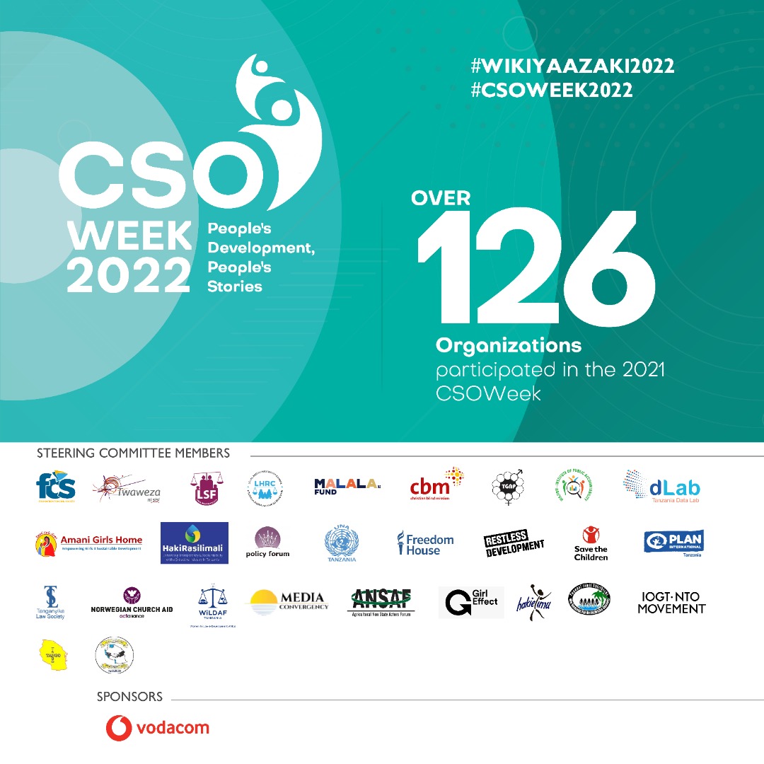 FCSTZ's tweet image. On #CSOWeek2021, participants came from over 126 organizations across Tanzania for the opportunity to discuss collective development issues. If you missed last year, don’t miss #CSOWeek2022. Register today: csoweek.info
#CSOWeek2022
#WikiYaAzaki2022