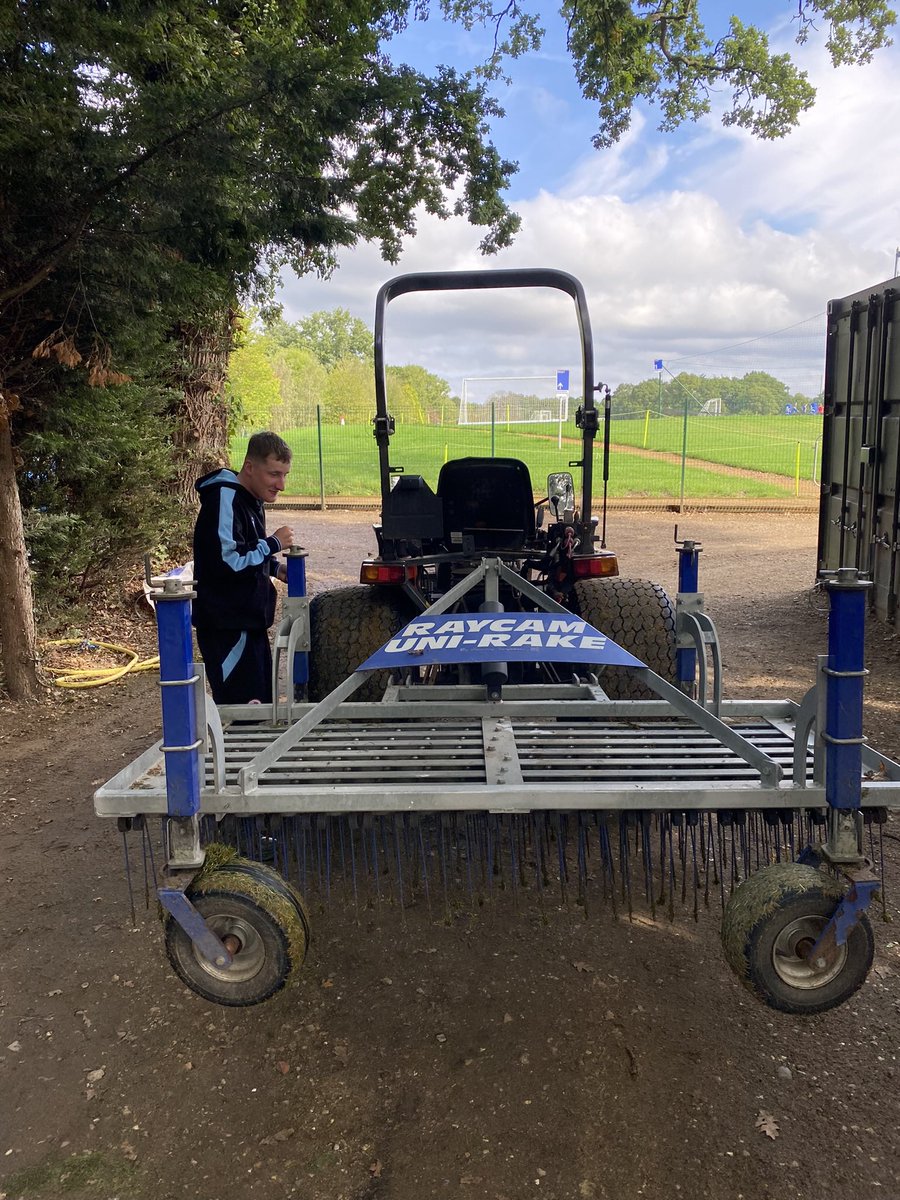 RFCGroundsman's tweet photo. With the first team off today, we carried out some much need grooming. https://t.co/tKuIHsMef3