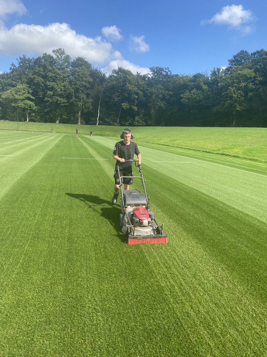 RFCGroundsman's tweet photo. With the first team off today, we carried out some much need grooming. https://t.co/tKuIHsMef3