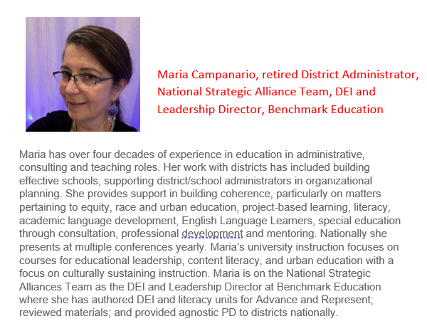MarjieCNY's tweet photo. Are you attending #NYSuptsFall Leadership Summit - Together We Rise! next week? @BenchmarkEdu's Maria Campanario is speaking on Monday afternoon. If you are attending, please check out her session, "Beyond Beliefs, Moving to Action" at 2pm. @NYSCOSS https://t.co/zIwLKg51O0
