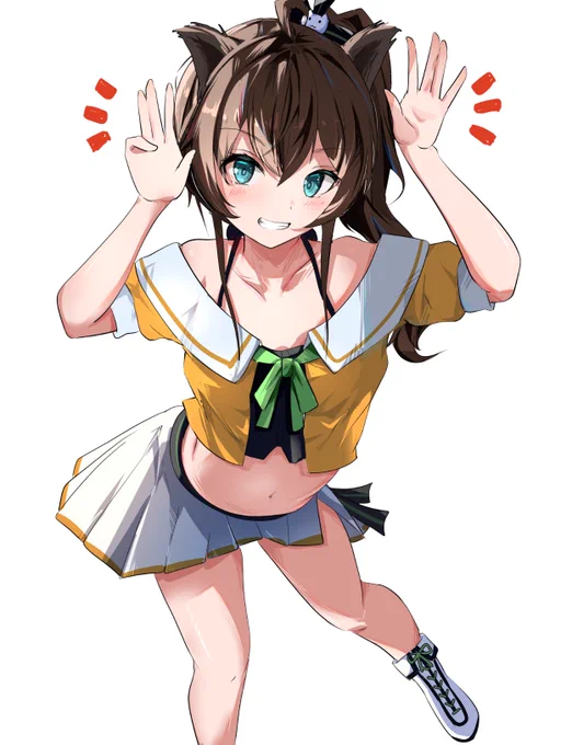 好きなことをしてる時が一番楽しい。※耳なしまつりちゃんはリプ欄#祭絵 