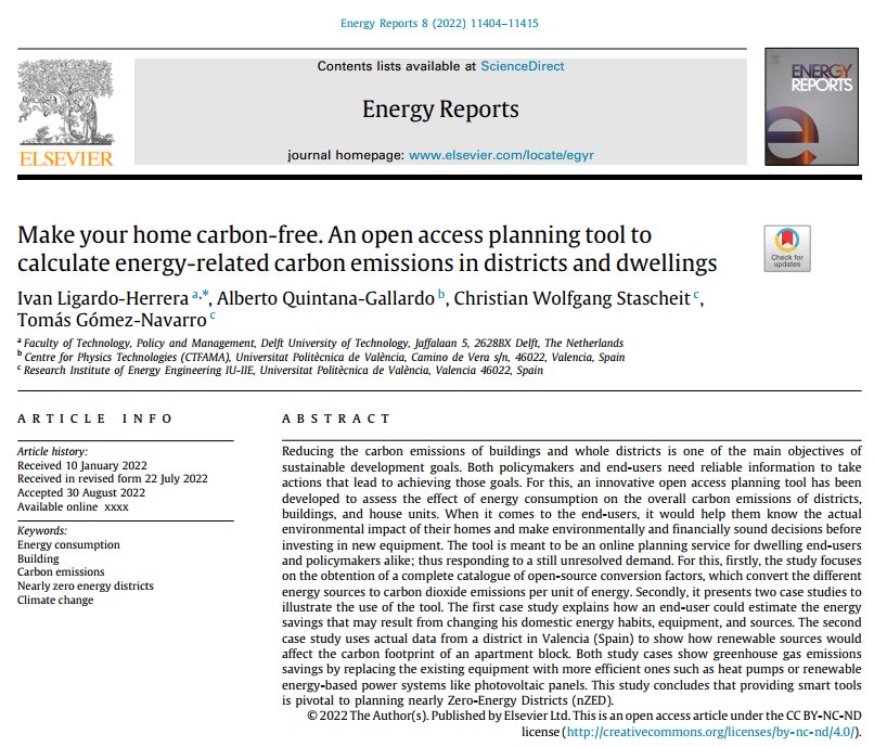 ivanligardo's tweet photo. Would you like to see how a new CO2-planner allows you to estimate #GHG emissions and visualize opportunities for #RenewableEnergy technologies installation? Check out our new publication: https://t.co/toVhjTpf7C with Alberto Quintana-Gallardo, C. Stascheit &amp; Tomás Gómez-Navarro https://t.co/fNYlCmaQag