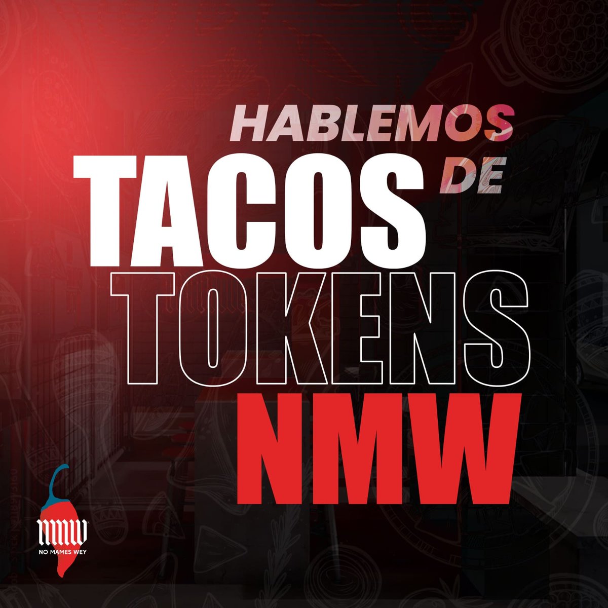 NmwToken's tweet photo. 🤩Conviértete en partner NMW, la franquicia de tacos más grande.

👉🏻Link en bio

_________________

🤩 Become a NMW partner, the largest taco franchise. 

👉🏻Link in bio

 #Cryptos #tacos #tokens #NFTCommunity #cryptoworld #cryptolovers #btcc #tokenholders #holders https://t.co/WOYsJh16CC