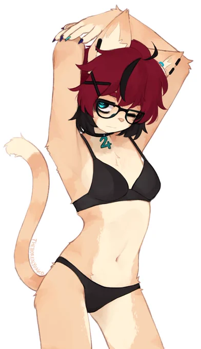 She has stripes now 