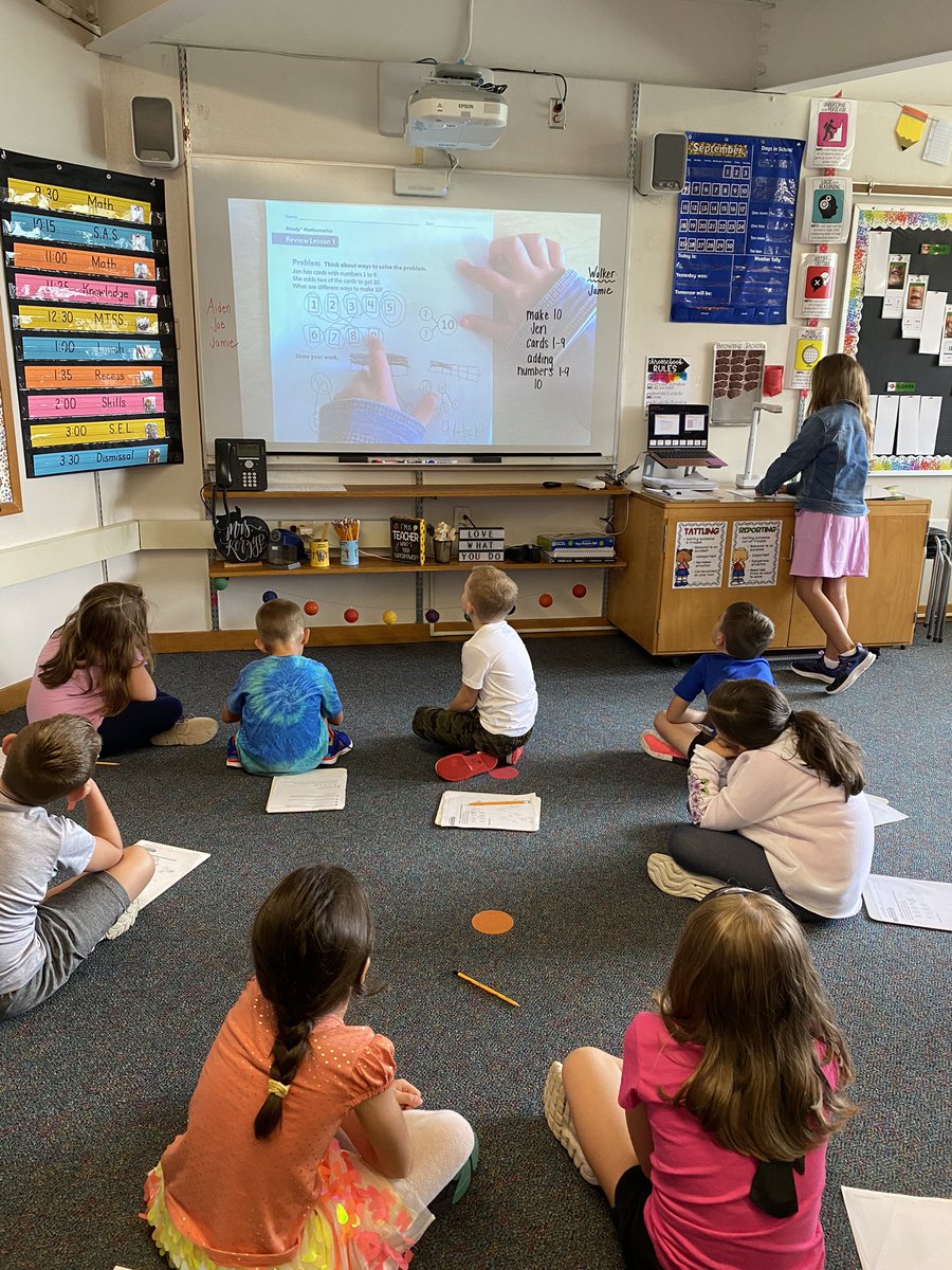 PrincipalKorzyp's tweet photo. These brave friends shared their strategies today with the class #LCSDisREADY #eefamily @ReadyMath https://t.co/FFHx29dXd7