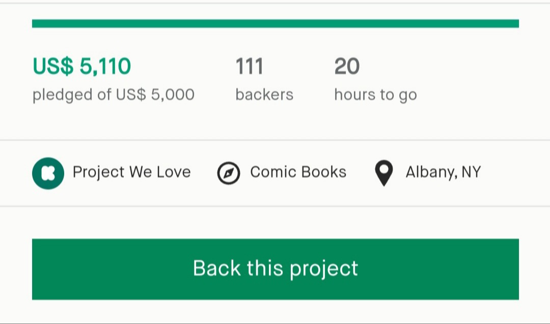 Coddlesworth's tweet photo. We have hit our @Kickstarter funding goal! "Coddlesworth's #ClockworkCircus," our #steampunk #IndieComic just hit our 5k goal.
There's still 20 hrs to back and get your own copy!
Thanks to all who supported, the work's not done but we can at least take a breath!
#ProjectWeLove https://t.co/ylm1qfwE4z