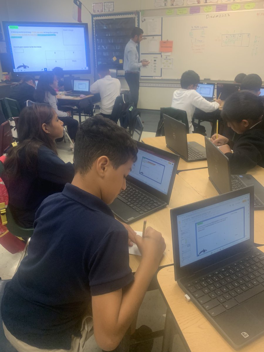CJCluster1's tweet photo. Awesome learning as we visited classroom to deepen our learning on Math instruction! Thank you for the learning @cigarroacowboys @MRamirezDISD @LEAD_DallasISD https://t.co/qU3CuI8yJf