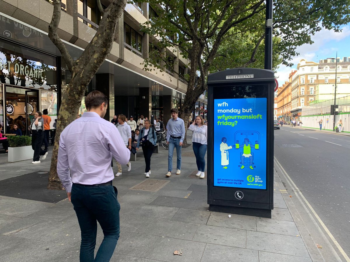 We went live this week with <a href="/TheGymGroup/">The Gym Group</a> working side by side with @CraftyTweeters and <a href="/TalonOOH/">Talon</a> on a brand campaign that makes the thought of joining the gym a little less daunting.  #ooh #dooh <a href="/Goodstuffers/">Goodstuff</a>