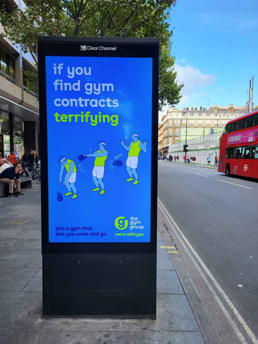 Assadourian_OOH's tweet photo. We went live this week with @TheGymGroup working side by side with @CraftyTweeters and @TalonOOH on a brand campaign that makes the thought of joining the gym a little less daunting.  #ooh #dooh @Goodstuffers https://t.co/SgfYvenenA
