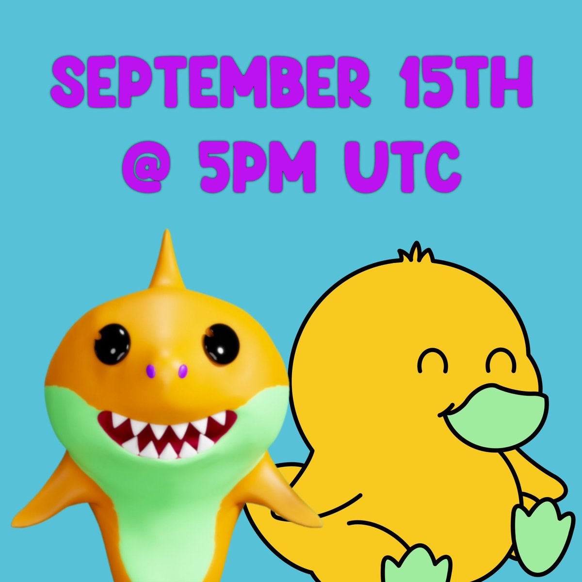 dappyducks's tweet photo. Tomorrow will be on @cnftSharkTank !!! I heard a rumour about a giveaway to the live audience as well during our time slot 👀

Quack quack! ❤️🦆❤️

#cnft #nft #CardanoNFT #cardano https://t.co/jLVIZ0c3R1