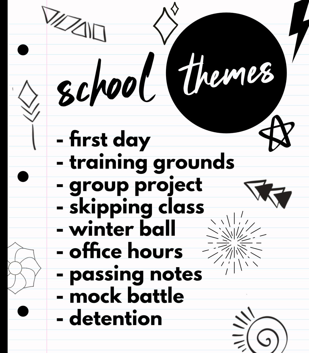 crumbsandyums's tweet photo. Class is in session! The super secret mystery theme for this round of Felannie Flash is SCHOOL.
Dive in, finish a thing, let yourself be imperfect, and post your work on Saturday September 17 with the hashtag #felannieflash.
Info doc: https://t.co/q5iJHm9iVG https://t.co/uSe1lQbMsK