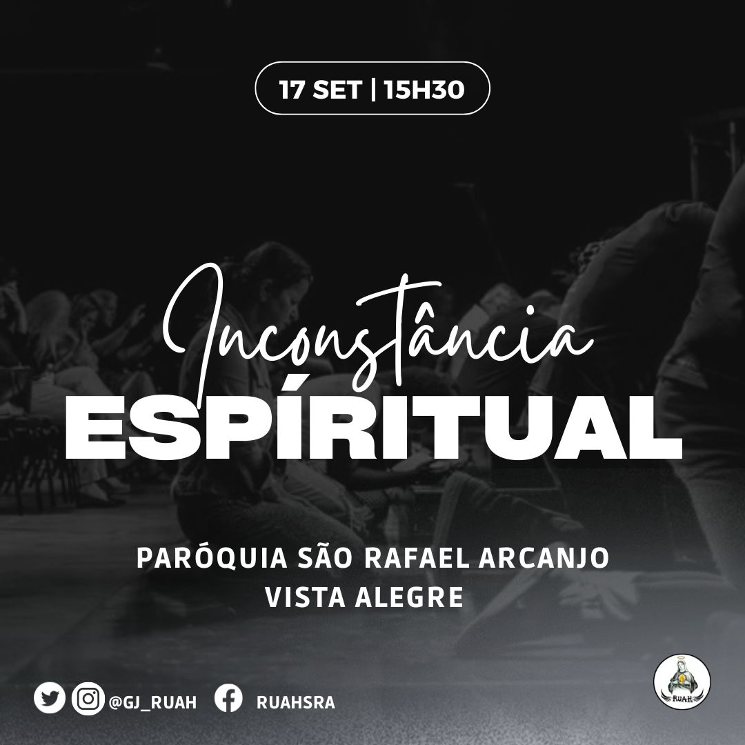 gj_ruah's tweet photo. Sabemos que em nossas vidas vivemos muitos altos e baixos, mas o nosso espiritual precisa estar em constante comunhão com Deus! 

Te esperamos na Paróquia São Rafael Arcanjo para viver e testificar a mudança que Ele deseja para nossas vidas! 

Vamos juntos ❤️‍🔥🔥 
#SabadoTemRuah https://t.co/FEZdAOZdkG