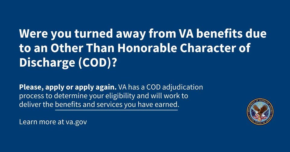 VAMarylandHealthCare on Twitter "Turned away or have not applied for