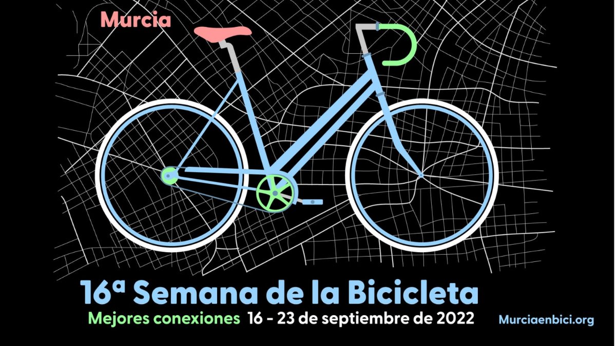 Esta semana, nuestros amigos de Murcia en Bici celebran la 16ª Semana de la Bicicleta. El domingo  nos esperan a todos en la Bicifestación que va a recorrer el centro de la ciudad para reivindicar un modelo de movilidad sostenible en Murcia. 👏
Info 👉👉👉bit.ly/3RTL5G2