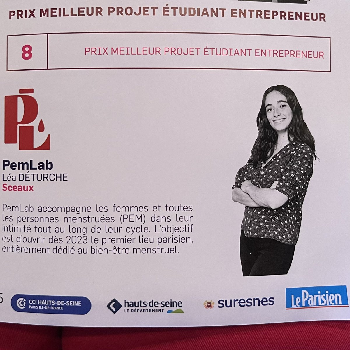 Scx_Flo's tweet photo. 7ème édition du concours des jeunes entreprises #MadeIn92 avec 716 candidats 

La demi-finale du Sud du 92 a été remportée par 2 créateurs de @Ville_de_Sceaux : 

#Lea #PemLab pour le prix projet étudiant

@am_feki @smarteo_co pour le prix mobilité

🤞🏼🤞🏼 pour la finale 92 🥁🥁 https://t.co/8UpopoCZNr