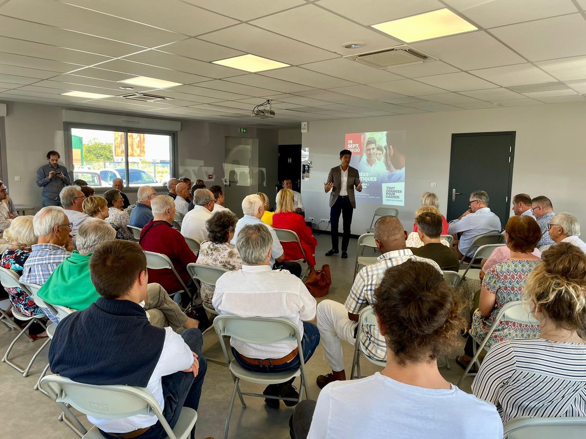 Première étape de mon Tour de France aujourd’hui dans les Pyrénées-Atlantiques. Heureux de retrouver <a href="/NPatriarche/">Nicolas Patriarche</a> et les adhérents et amis @Republicains64.

Nos échanges me confortent. Comme vous, je veux que nous changions. Pour redevenir une droite populaire. Pour gagner.