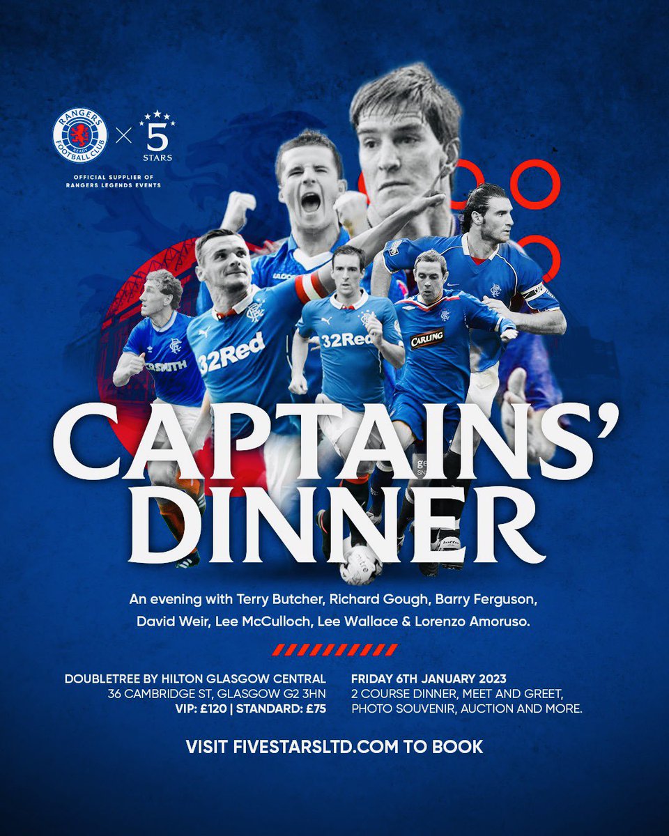 🔵 It’s Competition time! 🔴

For your chance to win 2 VIP Tickets to this truly memorable evening you need to: 
 
🔵 Like this post

⚪️ Tag a fellow bear you’d take

🔴 Retweet this post

To purchase VIP or Standard Tickets head to our website. 
FiveStarsLtd.com/events