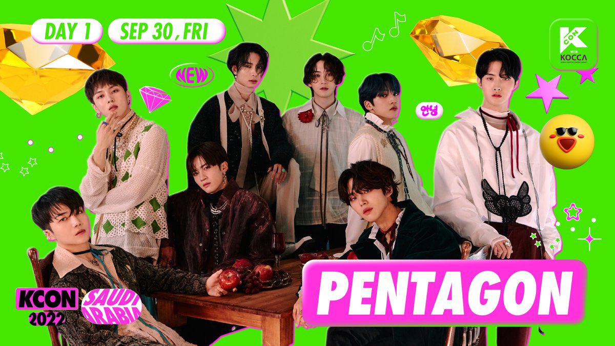 TentasticAr's tweet photo. ~~
جميع ما يخص حضور بينتاقون لحفل الكيكون في الرياض🤩

#بينتاقون_في_الرياض  #PentagonInRiyadh
#PENTAGON
#KCON2022SAUDIARABIA
#كيكون #KCON
@CUBE_PTG https://t.co/Bzr7gSuprM