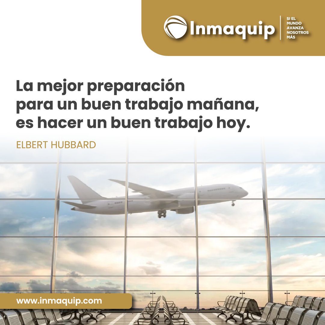 InmaquipSA's tweet photo. The best preparation for good work tomorrow is to do good work today. 
https://t.co/AIXATszUh0

¡As the world advances ... we go further!!!

#aereopuerto #industria #distribución #infraestructura #puentedeabordaje #Asia #Europa #América #USA #mantenimientoindustrial https://t.co/dnzklEizcZ