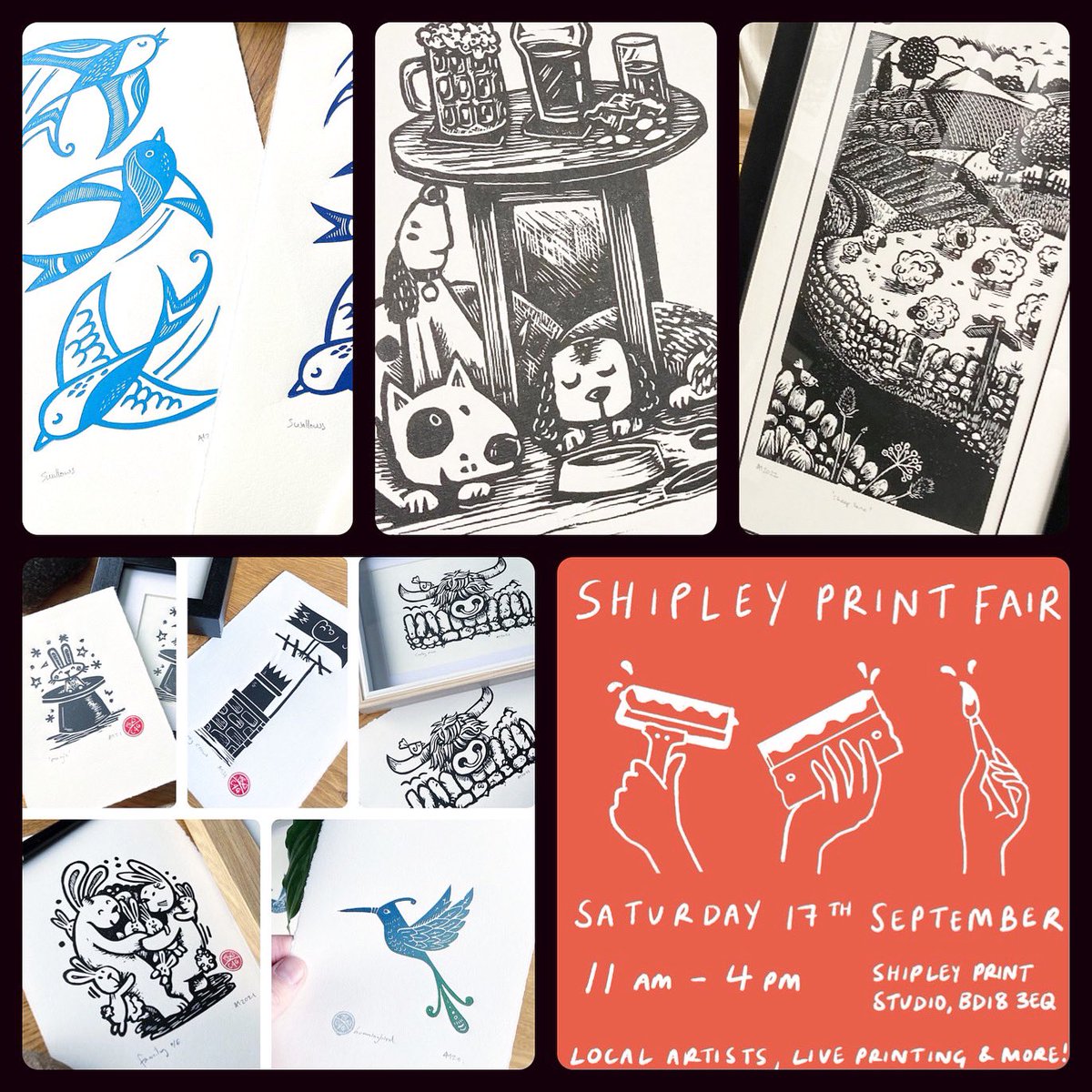 Mezandy's tweet photo. Get yourself a down to this beauty on Saturday, come and say hello, grab a print or two for your walls or just see what the crack is about #shipley #saltaire https://t.co/bBvNhA9jVV