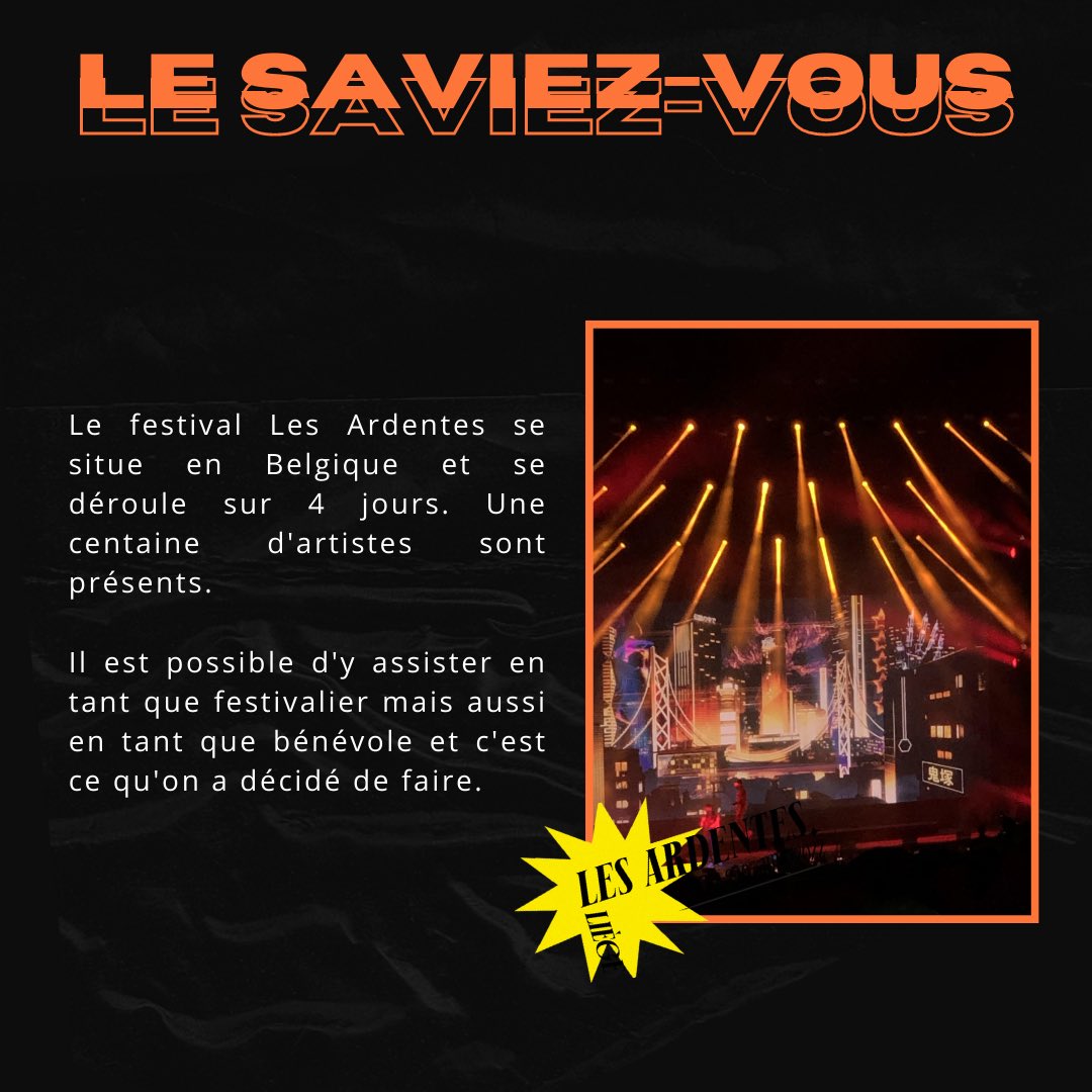 cqtpoff's tweet photo. Toute l'équipe #CQTP était au festival @LESARDENTES en tant que bénévole au merchandising artistes, on a trouvé ça cool de vous partager notre expérience ! https://t.co/4WecoRcESI