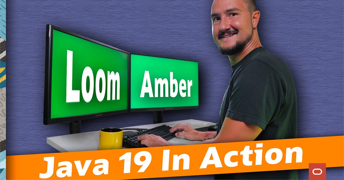 obedmhg's tweet photo. Tune in to this episode of the Inside @Java Newscast to learn about what you can expect in the upcoming #Java19 release and why it's so cool! https://t.co/Mt4clWl2ul https://t.co/NHL9krAo23