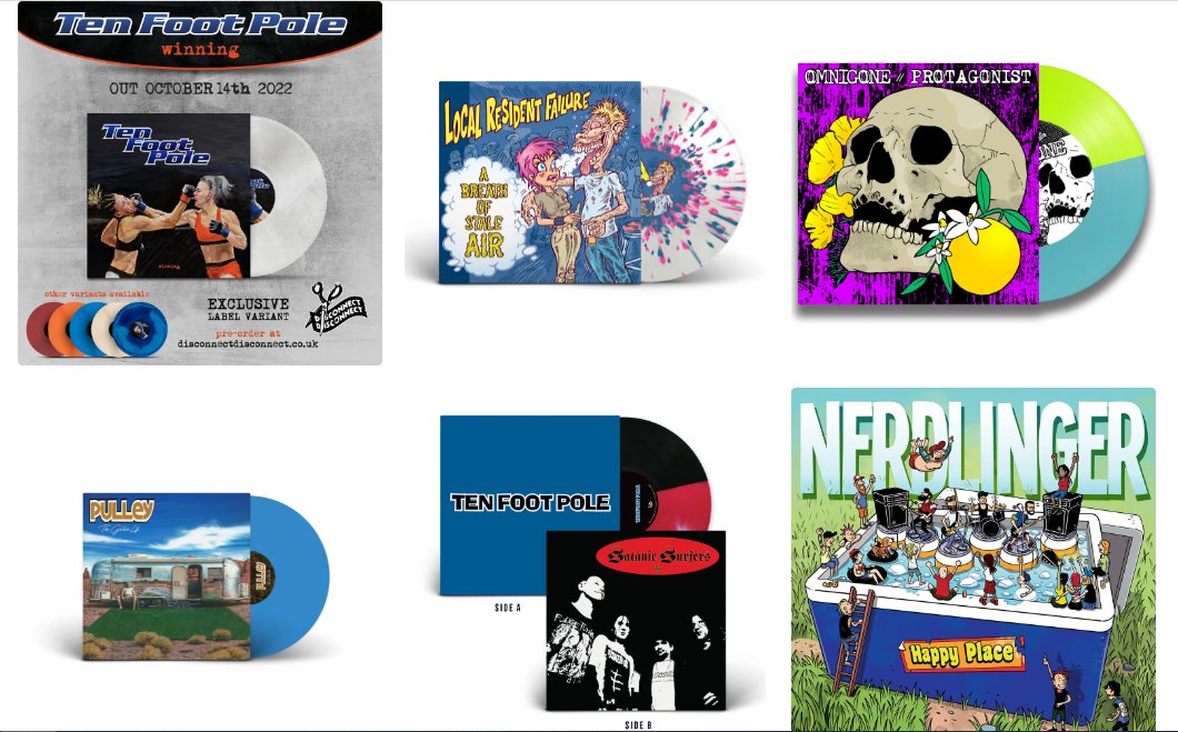 Beautiful sights on our store! Go grab these records so we can bring you more awesome punk rock records!
…onnectdisconnectrecords.bigcartel.com