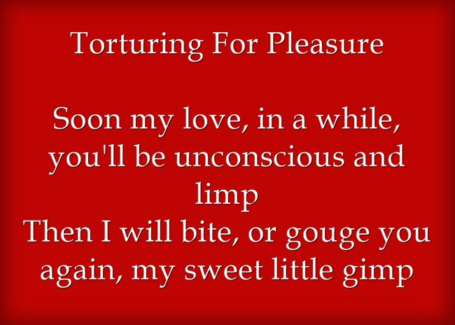 LanceBarnwell's tweet photo. PoetryFromTheDarkside: Torturing For Pleasure https://t.co/v0yCapy9PR
#amwriting #acrostic #horror #torture #spiritual #fantasy #scifi #poem #poetry #writerslift #WritingCommunity #writerslife #poetrytwitter #HorrorFamily #vasanrt #IARTG #IQRTG #writing https://t.co/8Tsg1jRLIO