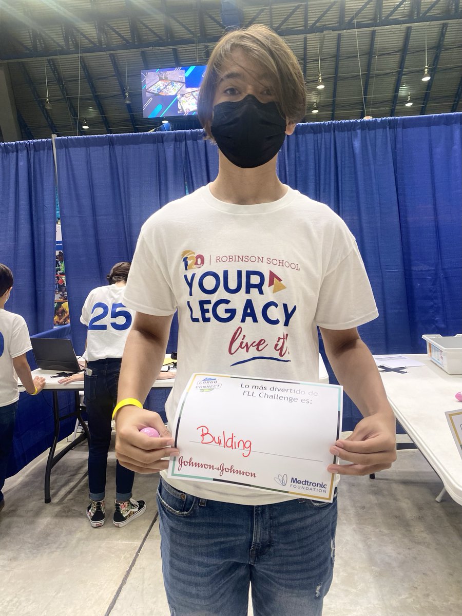 EurekaESIpr's tweet photo. If there is one thing we know - we all learn more while having FUN! Thank you 2021-22 Season Presenter @JNJCares and Gold Supporter @MDTFoundation for helping us live our FIRST Core Values and foster Gracious Professionalism in all we do! https://t.co/uMJtFe5RiK