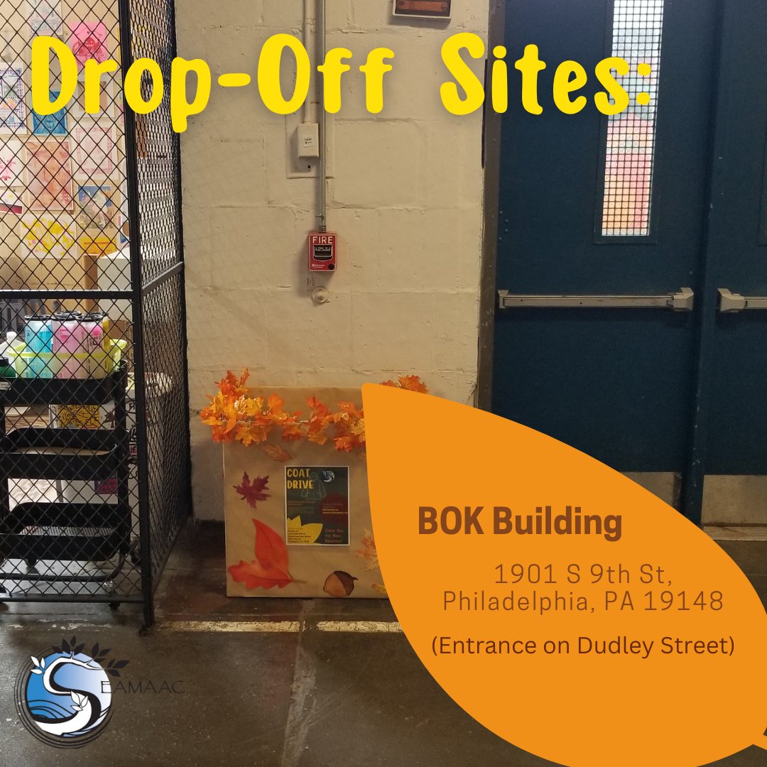seamaac's tweet photo. We're hosting our annual coat drive in partnership with @amazon and @onewarmcoat!!

Check out the slides below to see where you can drop off your coats— now through October 1st! https://t.co/LKvbsNqs0h