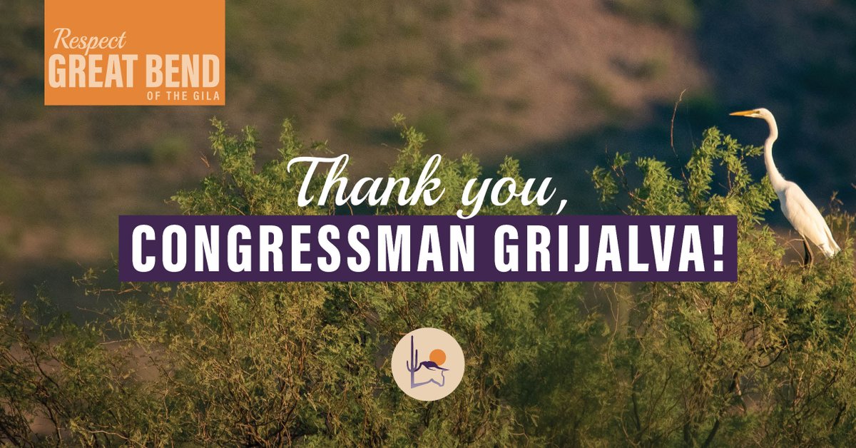 Thanks @RepRaulGrijalva for advocating for the #GreatBendoftheGila NCA in today’s @NRDems hearing. It's time to permanently protect these culturally significant—yet ecologically fragile—public lands! Learn more at the link & #RespectGreatBend ow.ly/CMtk50KJnIp