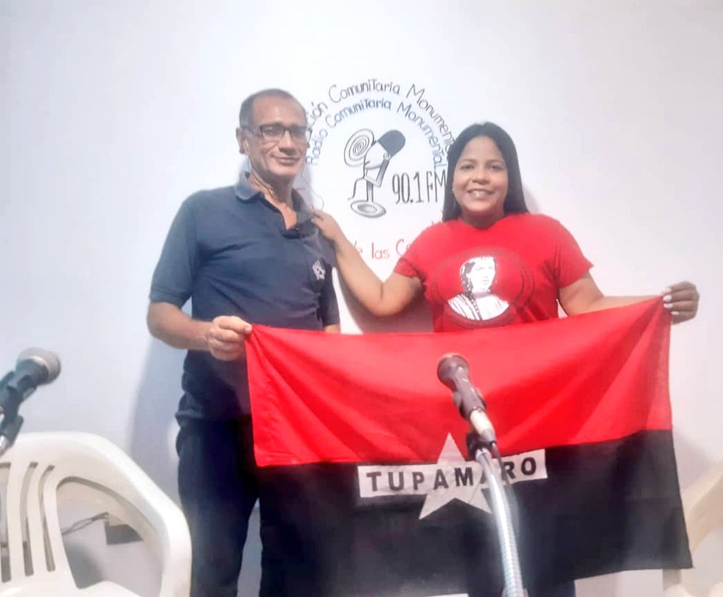 BloqCentroOccid's tweet photo. Vocera Femenina @amarilymoralesg del Edo. @caraboboMRT participó en el programa "Participación Ciudadana" por Radio Monumental 90.1 FM, expresando el rol del Movimiento de Mujeres #TUPAMARO Micaela Bastidas en su carácter antiimperialista

@NicolasMaduro
#VenezuelaMultiproductiva https://t.co/0CJvhCrUy1