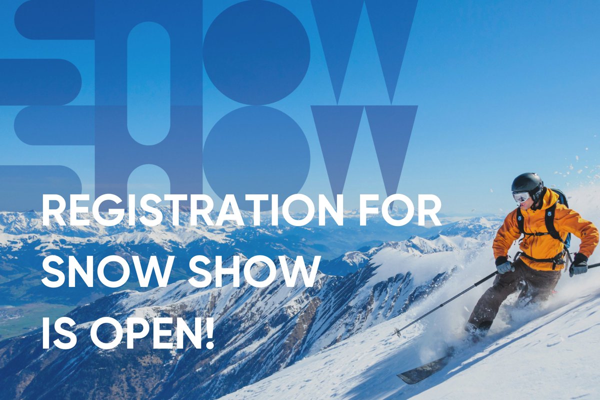 IT'S SNOW TIME! REGISTRATION IS OPEN! Use the link ow.ly/xeXE50KJpVY to register and book your stay to join us January 10-12 in Salt Lake City!