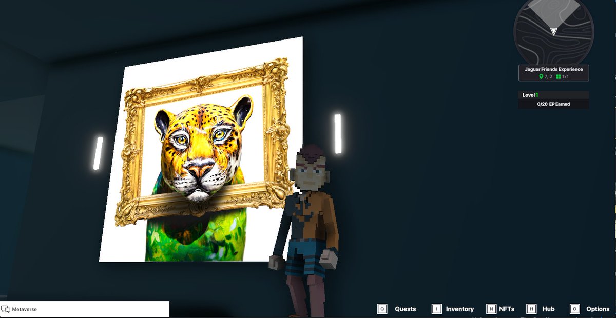 ssoponkit's tweet photo. @TheSandboxGame @jagfriends_nft I just finished my quest on 
@jagfriends_nft

 experience on the #sandboxalphaS3 for a chance to win a Season 3 Alpha Pass! Here I am in Legendaries Room, check out my screenshot!

#jaguarfriends https://t.co/TCjbGebtwE