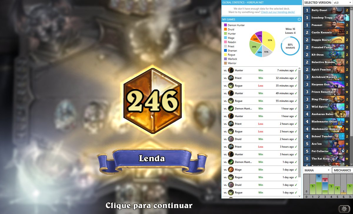 Played some games after nerfs, to reach legend on EU

Beast Hunter seems to be a pretty good deck 😀

*code*
AAECAR8M++gDyO8DyvsD25EE4Z8E2qME4aQEx7IEwLkE57kE0+QEl+8EDurpA/T2A8OABOWkBMCsBJa3BIPIBL/TBLjjBMHjBMzkBNDkBNLkBNTkBAA=