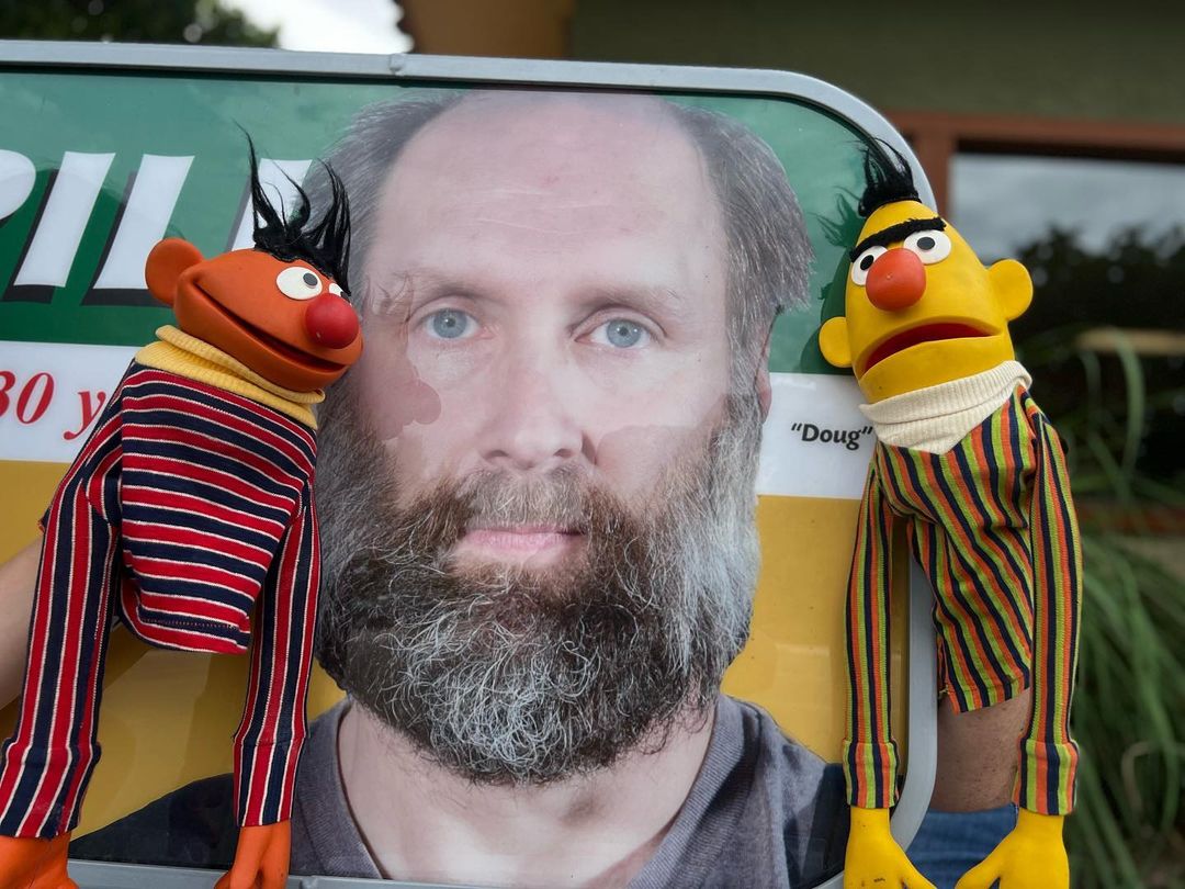 subpop's tweet photo. You're not Gonna Lose with this one!
Congrats to the winners of the #builttosit IG vinyl giveaway!
You can still sit with "Doug" in Boise, ID (we have the bench for a year). @Built_2_Spill's new album, 'When The Wind Forgets Your Name' is out now-> https://t.co/sCfJgfkJEh https://t.co/E6hPVKXdNQ